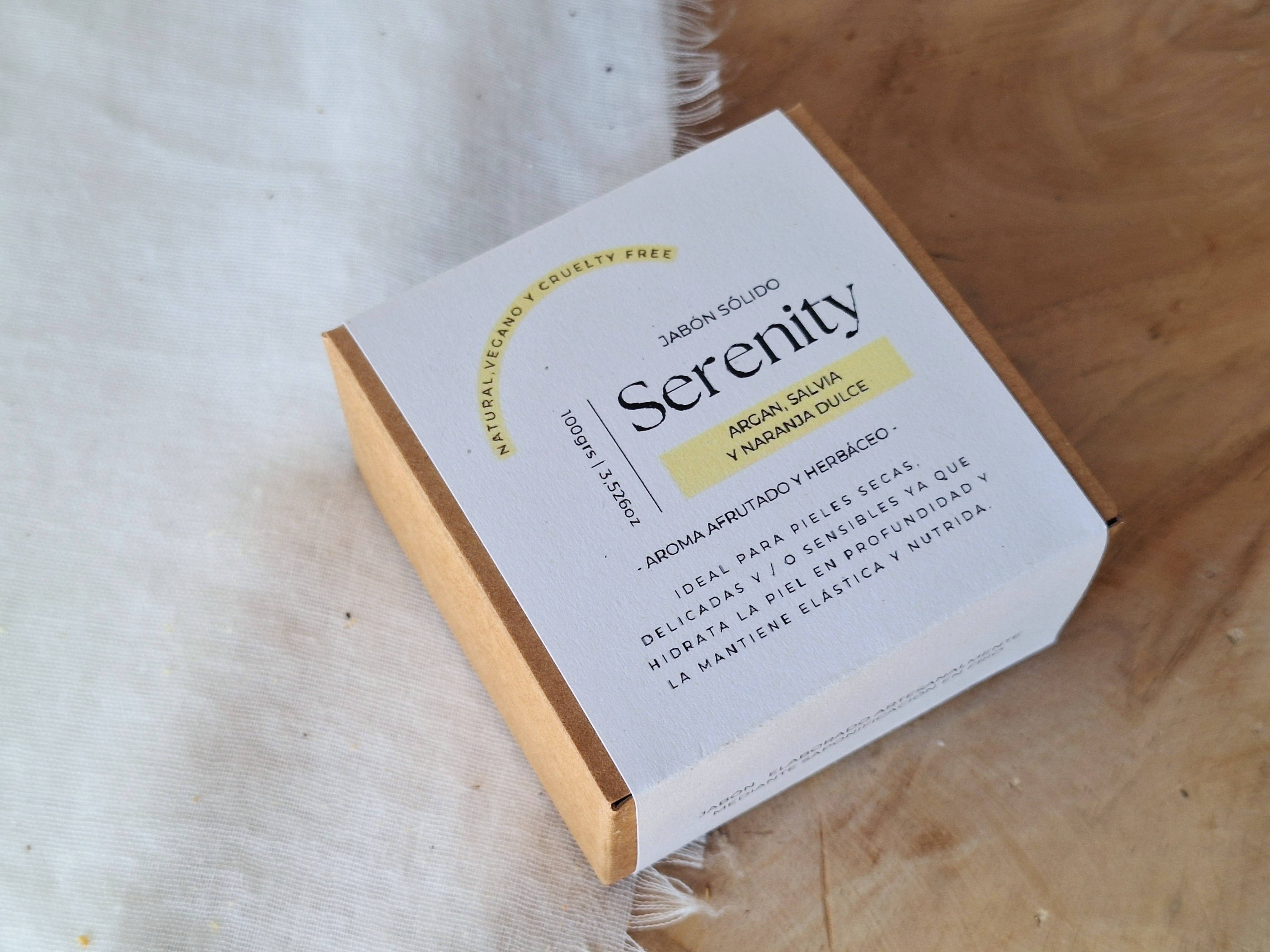 YourNiceThings - Wholesale Bar Soap - Serenity Soap (orange, sage, and argan oil) 100g3