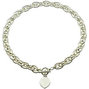 Collar de cadena bañado en plata para venta al por mayor de Beadsworld