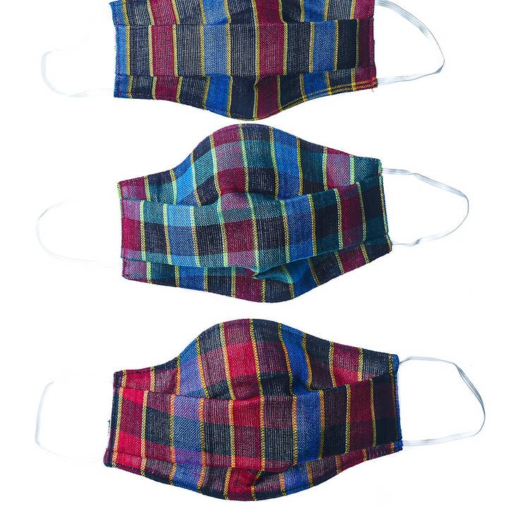 Krama Heritage - Venta al por mayor Mascarillas desechables no quirúrgicas - Pack de 10 mascarillas solidarias para PSE Paysanne Collection/5 para mis seres queridos, 5 para PSE