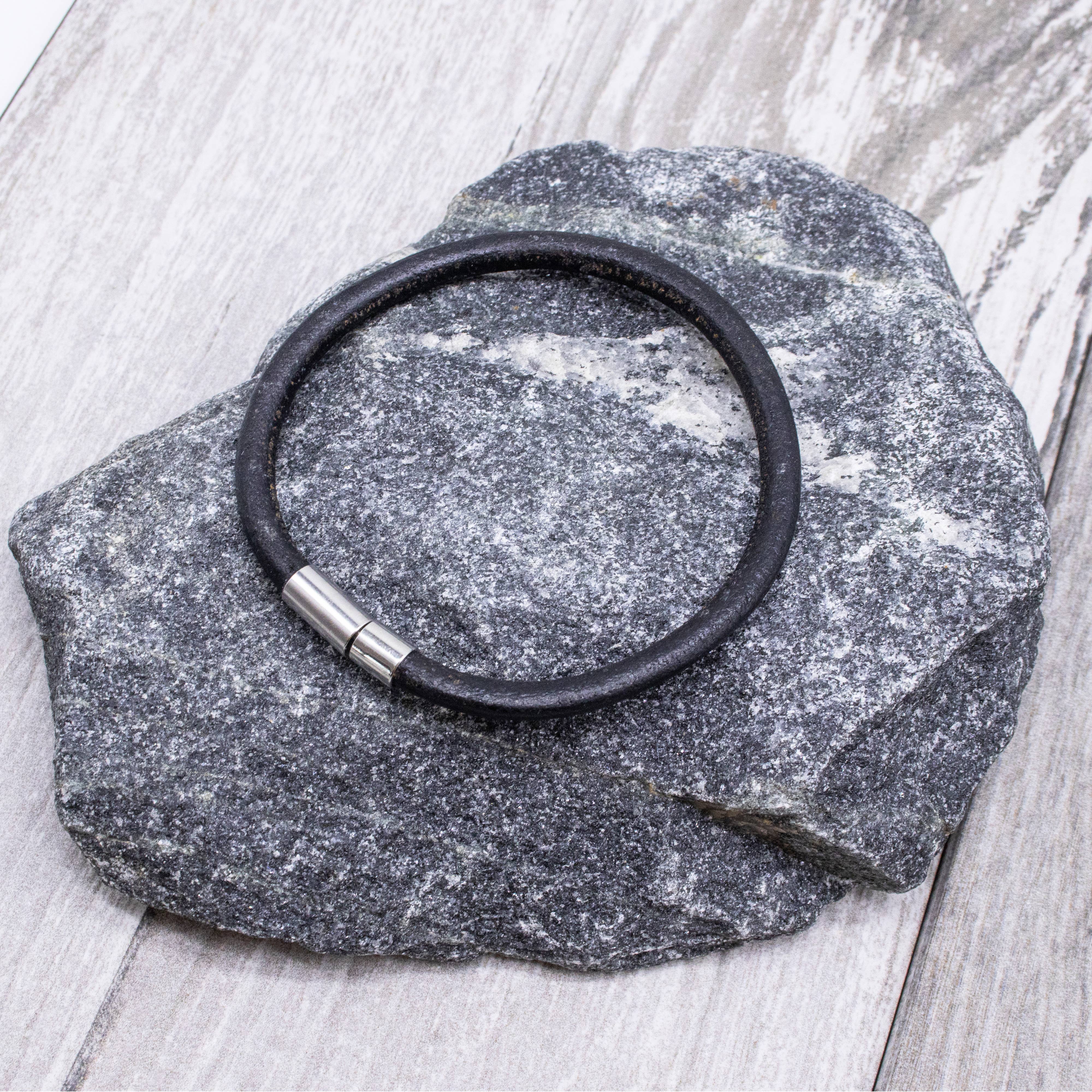 Natalia - Vente Bijou – homme - Bracelet en cuir véritable pour homme - PC8