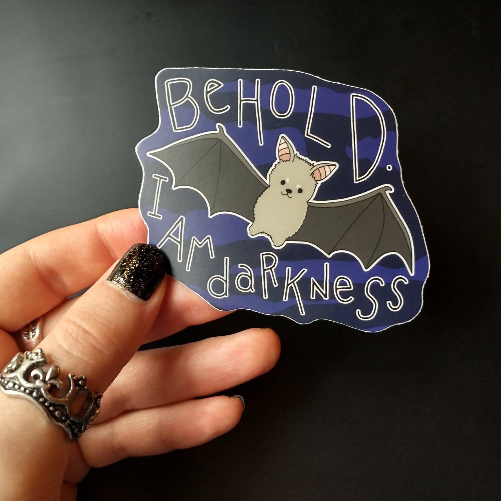 BoyPilot Goods - Wholesale Sticker - Baby Bat Sticker - Cute Spooky Funny Goth 3" Vinyl Sticker3