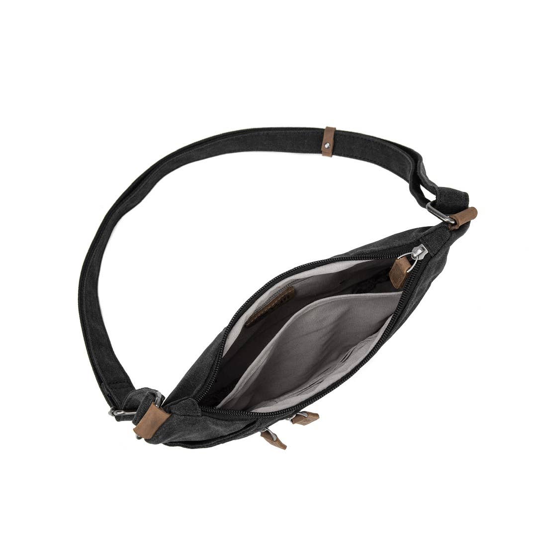 Davan - Wholesale Shoulder Bag - Women's - Small Waxed Canvas Shoulder Bag SSB 620W (Green)3