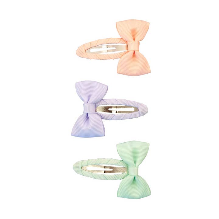 Presilhas de cabelo com laço de fita - Primavera por atacado de Global Affairs