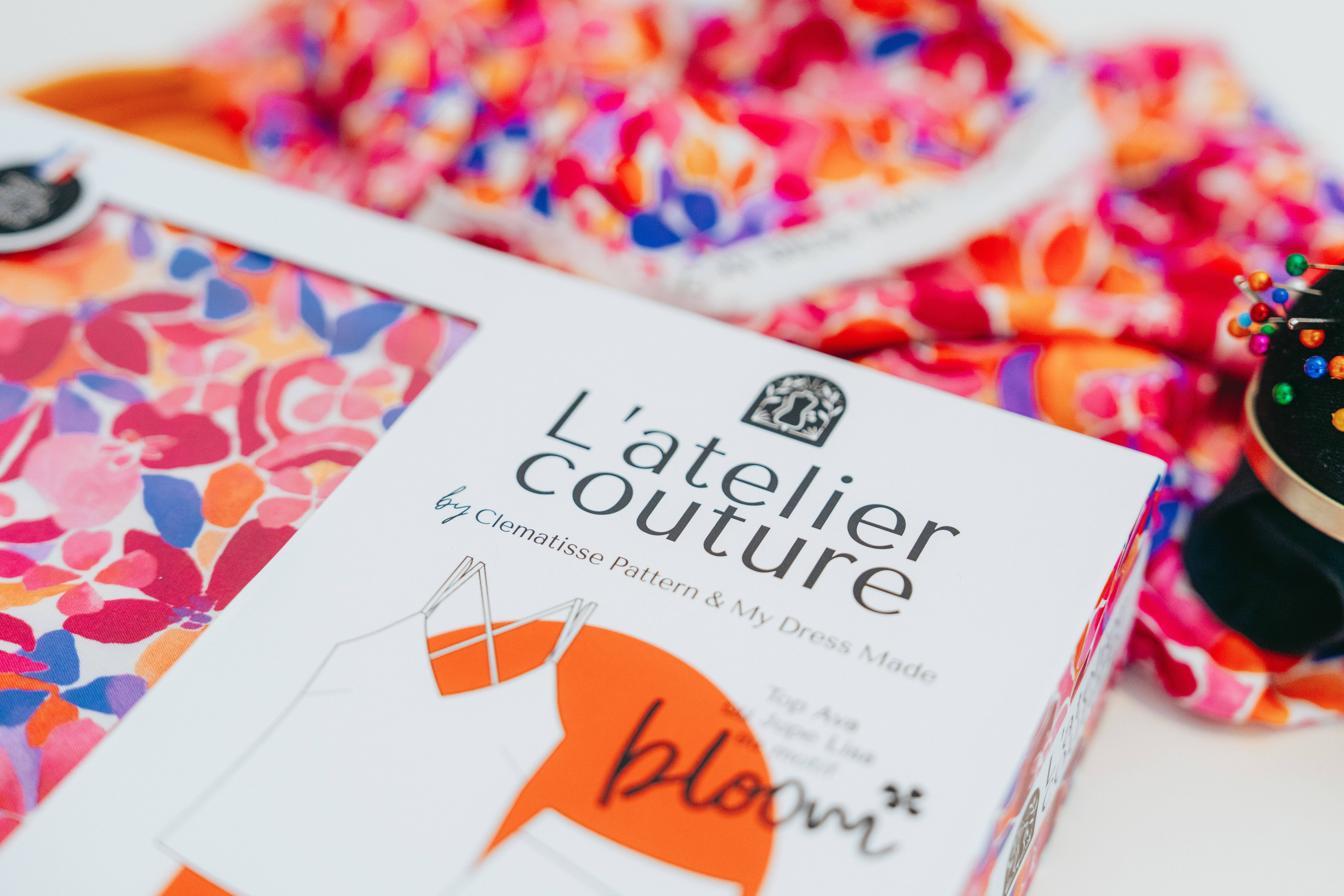 MY DRESS MADE - Wholesale Fabric - Viscose poplin fabric BLOOM - Printed in France7