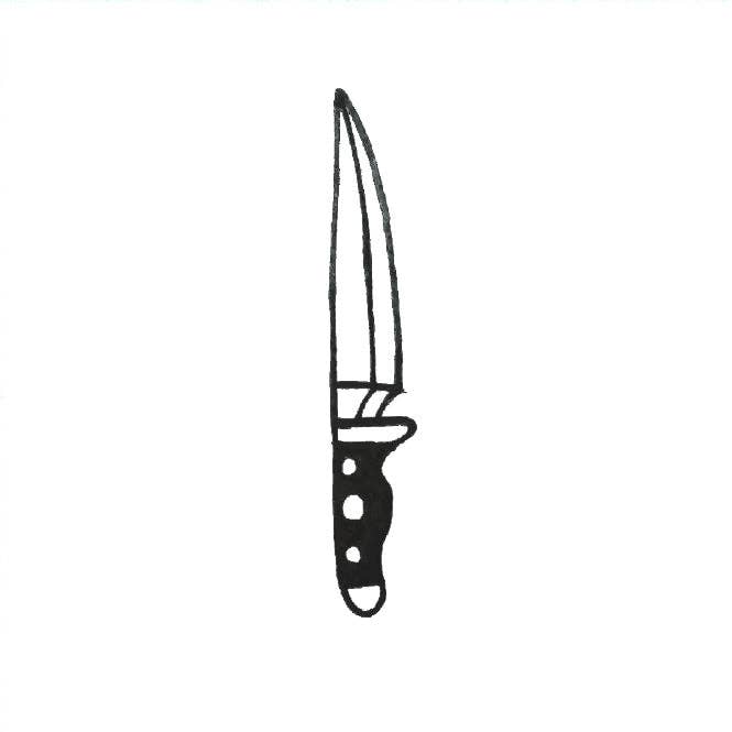 Tattoonie - Wholesale Temporary Tattoo - Mini Knife Tattoo (Pack of 2)