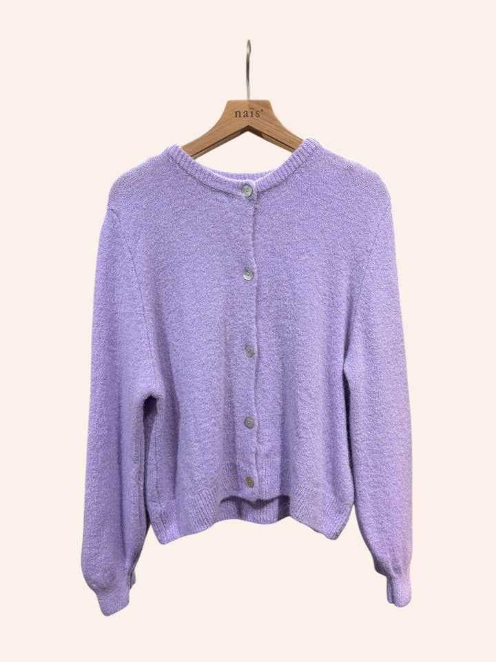 NAÏS PARIS - Venta al por mayor Cárdigan - Mujer - Cardigan corto de cuello redondo con botones de alpaca super fina45