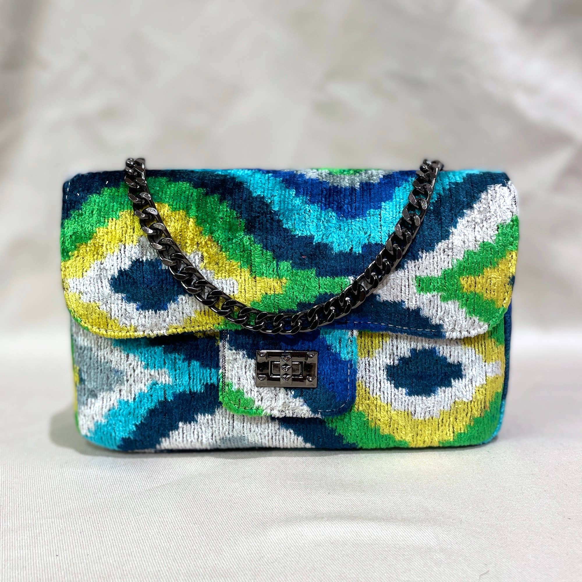 Mila∞Miro by Emelie - Wholesale Crossbody Bag - Women's - Ikat Coco Bag Capri6