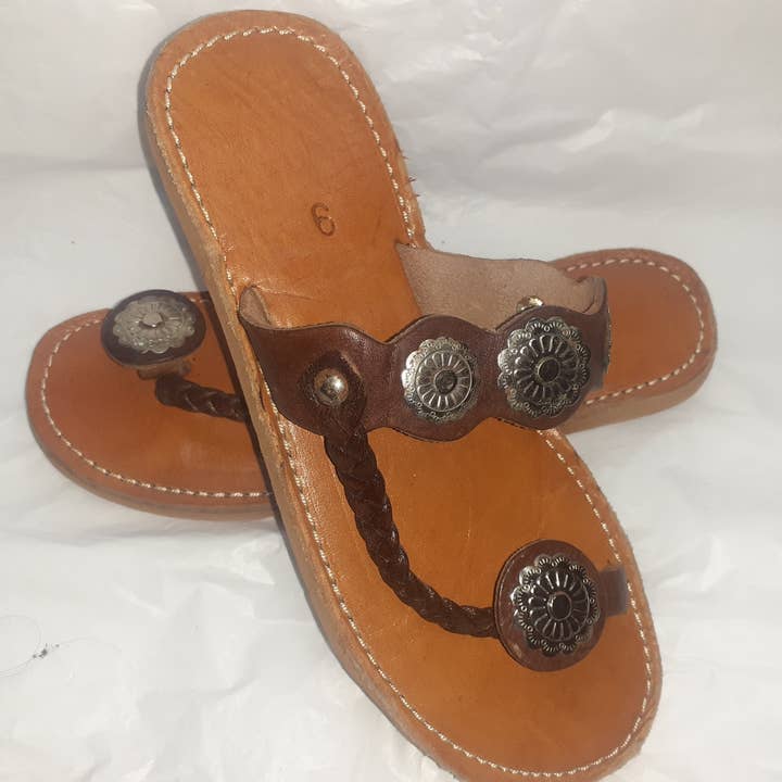 Hecho a mano - Wholesale Sandals - Women's - Women's coin sandals
brown and black3
