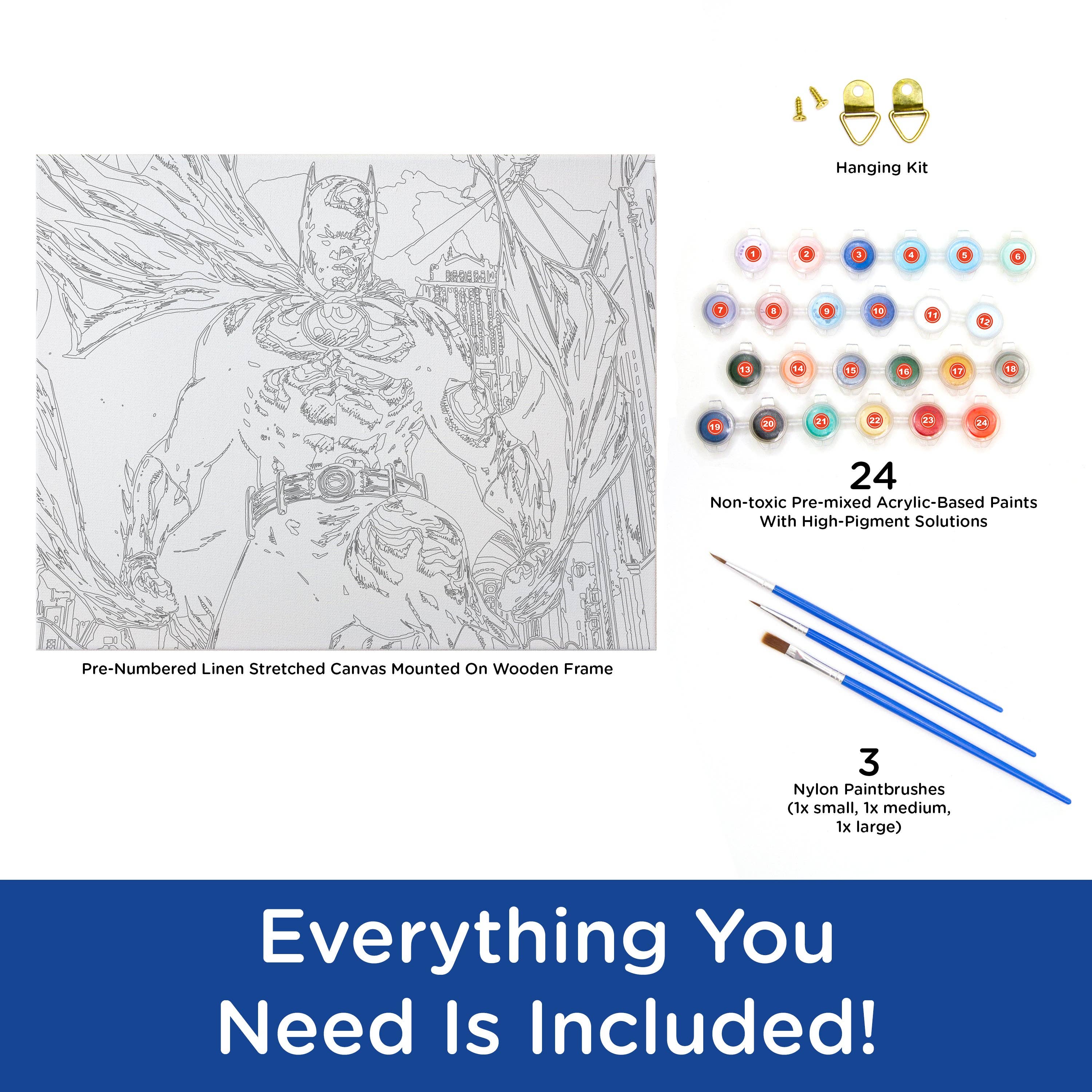 AQUARIUS, GAMAGO, ICUP, & ROCK SAWS by NMR Brands - Wholesale Painting/Drawing - DC Comics Batman Art By Numbers2