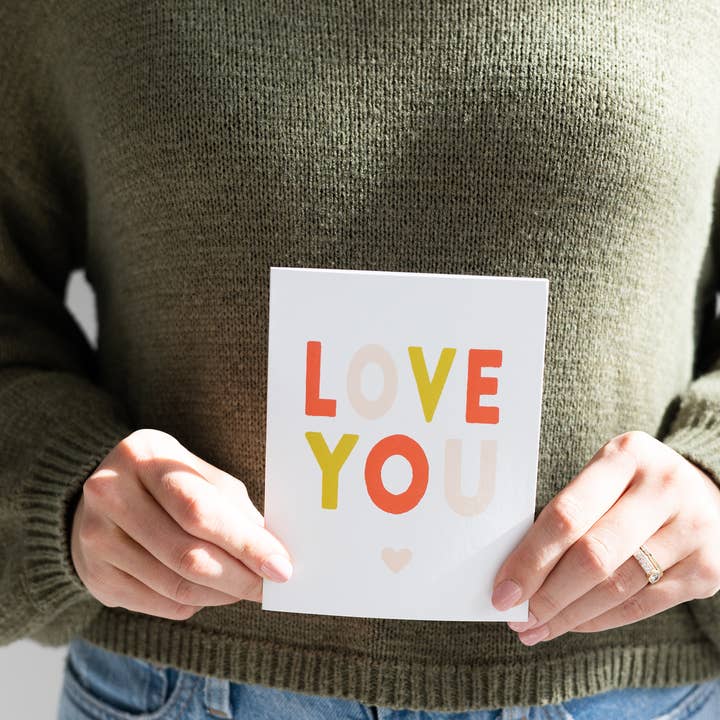 Joy Paper Co. - Wholesale Valentine's Day Card - LOVE YOU Valentine's/Love/Friendship Card2