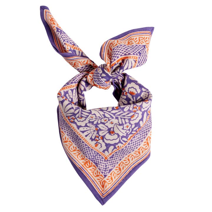 Indian Scarf for Children - Iris Purple for wholesale by Bonheur du Jour