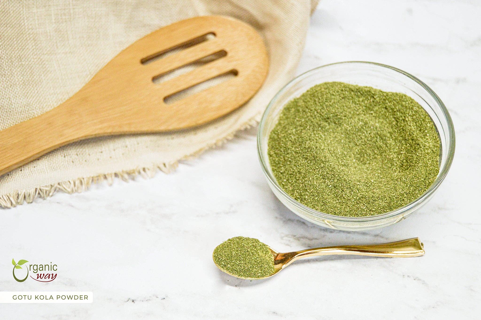 Organic Way LLC - Vendita all'ingrosso Proteine/superfood in polvere - Polvere di Gotu Kola (Centella Asiatica) - Tisana | Certificata Kosher e USDA | Vegana, Non-OGM e Senza Glutine | Testata per Metalli Pesanti e Purezza | Sacchetto Richiudibile | 100% Cruda dall'India4