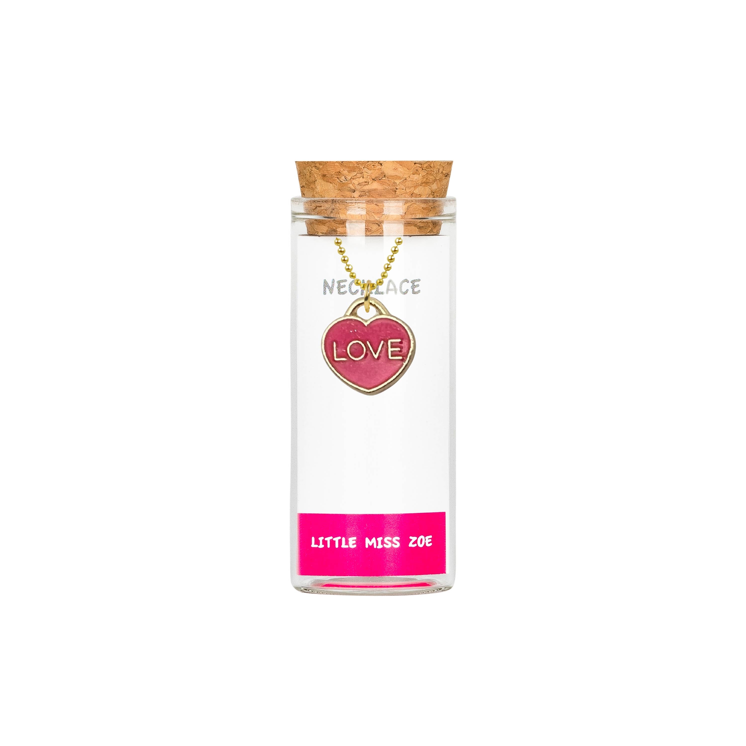 Little Miss Zoe - Wholesale Kids Necklace - Kids - Kids Charm Necklace in a glass bottle37