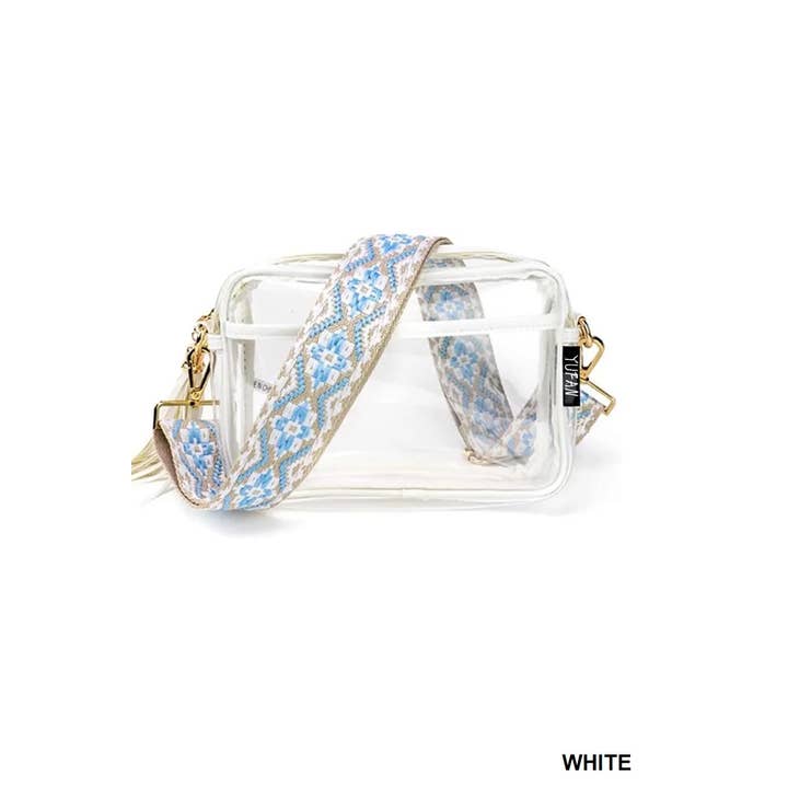 Vanilla Monkey - Wholesale Crossbody Bag - Women's - Clear Fanny Pack Stadium Approved Crossbody Bag