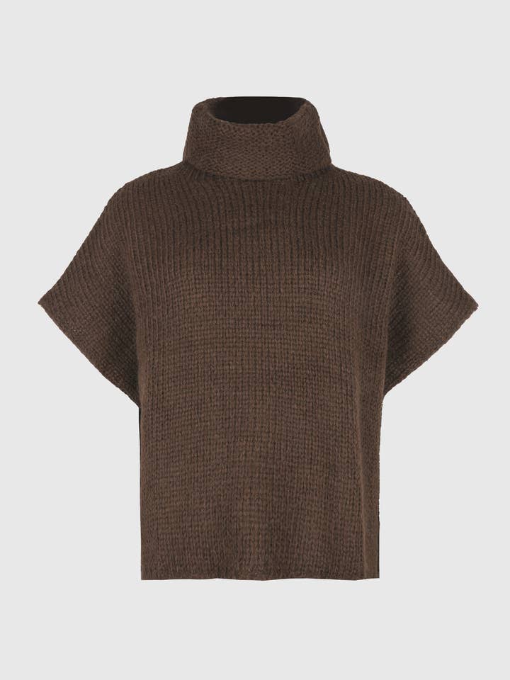 BROWN LOKO SWEATER for wholesale by An'ge