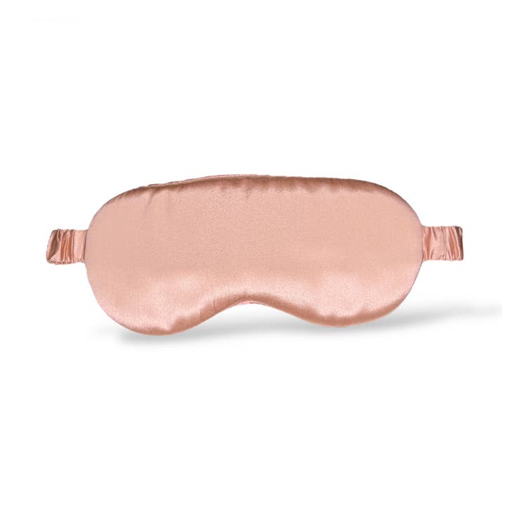 Maschera per dormire in seta organica premium - oro rosa per la vendita all'ingrosso da parte di HoneyLux