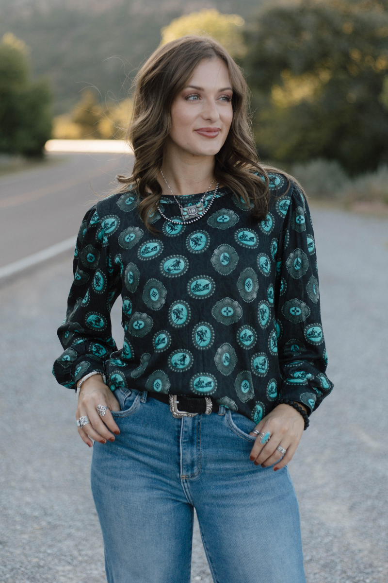 Sterling Kreek – wholesale Blouse – Women’s – Silver Draw Top5