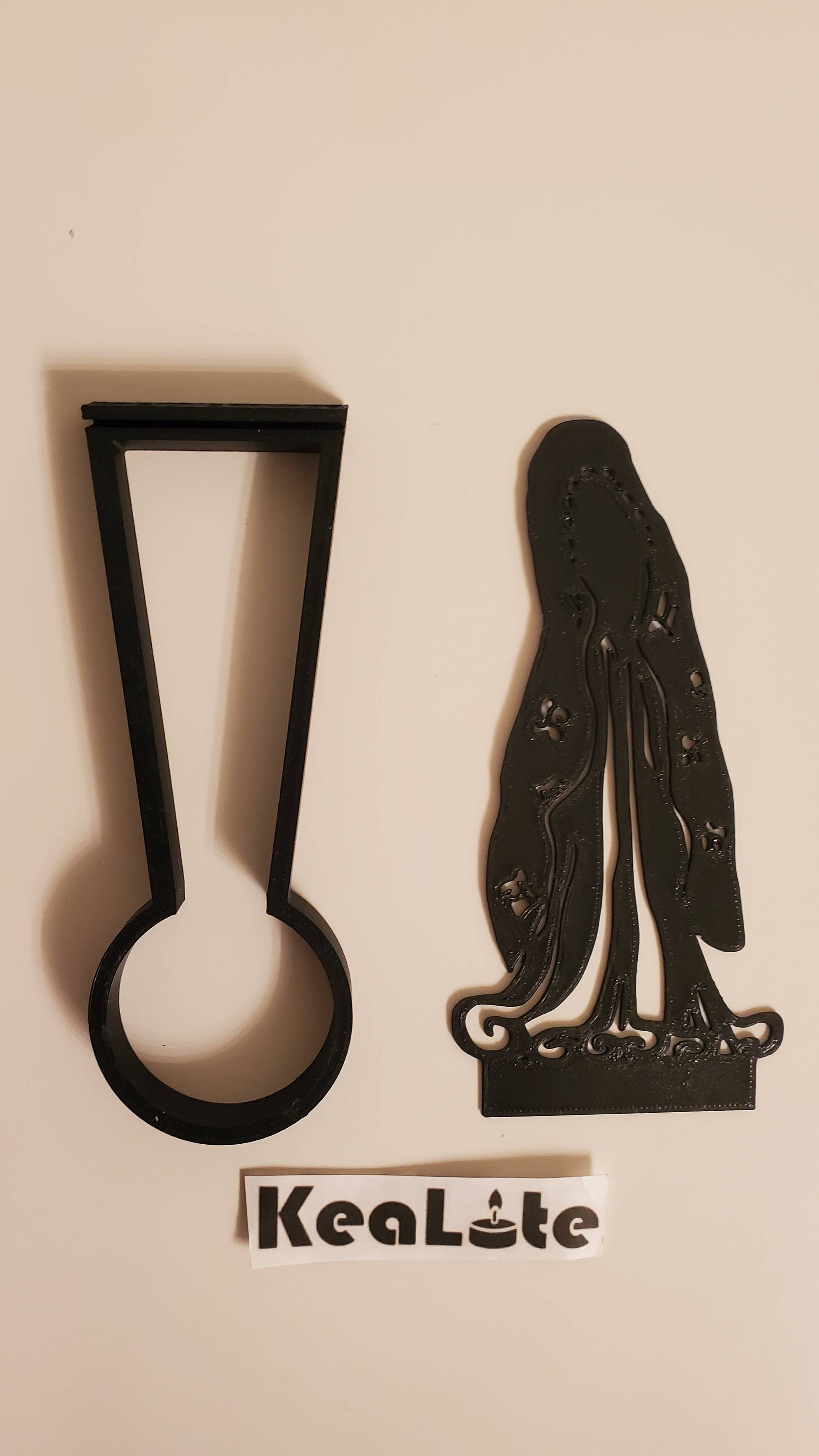 KeaLite - Wholesale Decorative Tabletop Object - KeaLite La Llorona Shadow Caster and KeaLite Stand  3