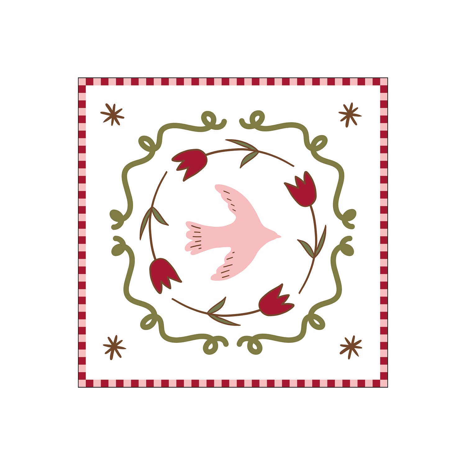 Opjet Paris - Venta al por mayor Servilletas desechables - Servilleta de papel paloma rosa x20