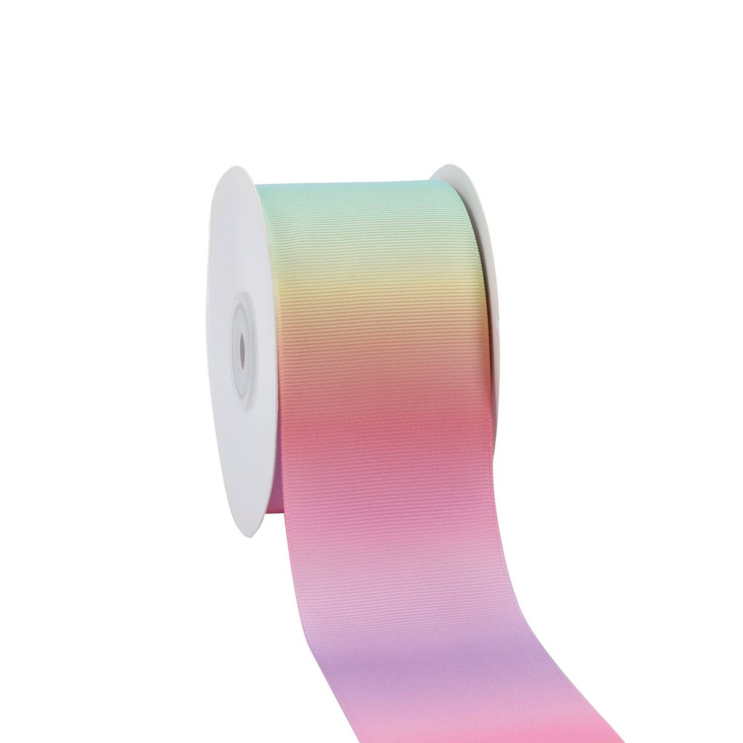LA Ribbons Wholesale - Wholesale Linten - PASTEL REGENBOOG GROSGRAIN LINT2