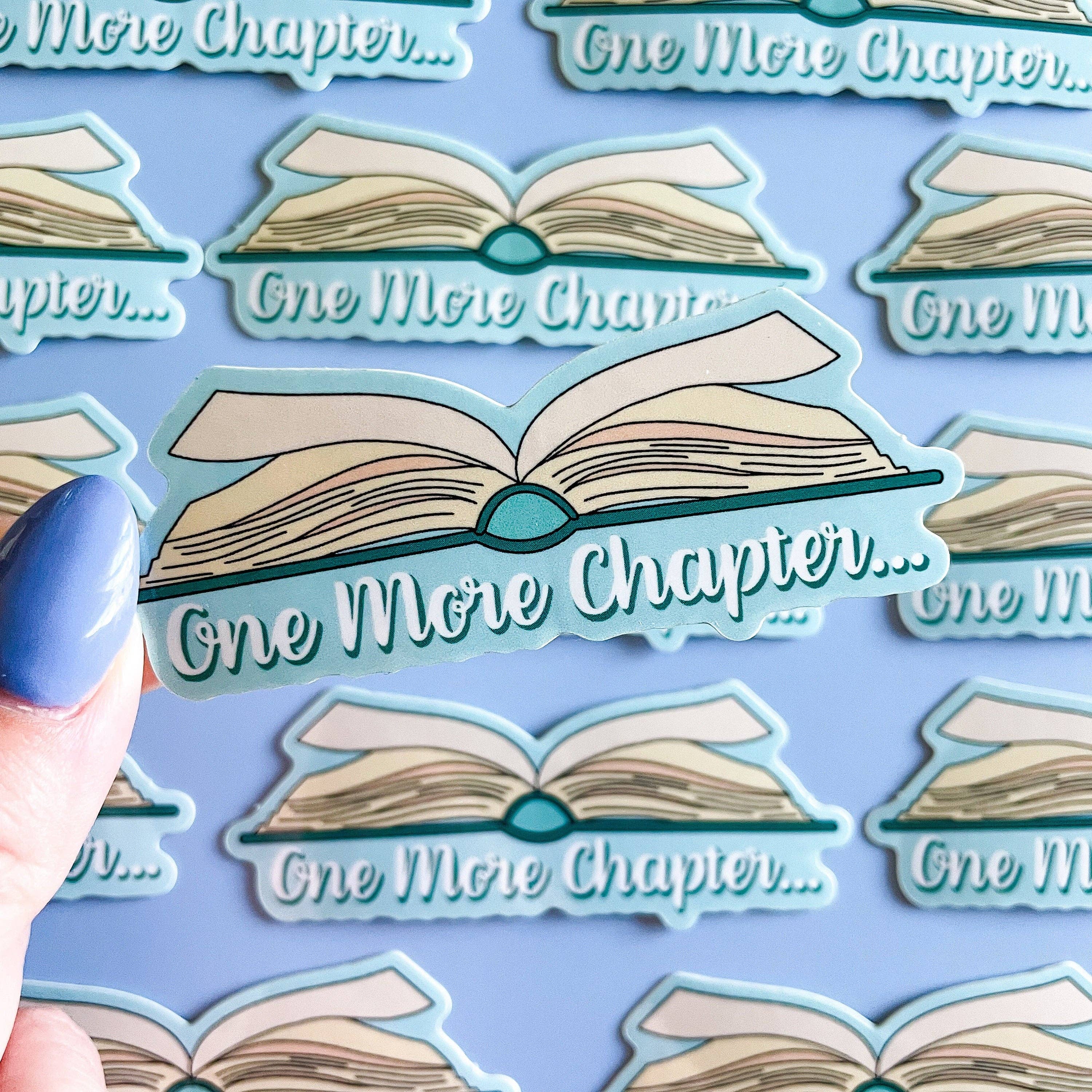 One More Chapter Book Sticker for wholesale by Stark + Stanley