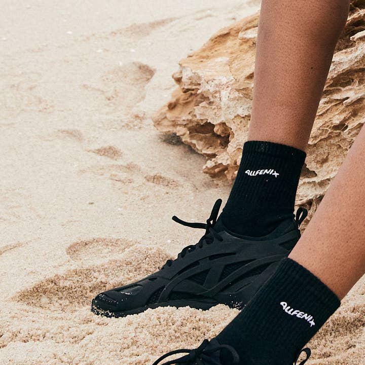 Waves Socks (Black) and other Purchase Wholesale black no show socks. Free Returns & Net 60 Terms on Faire trending on Faire.