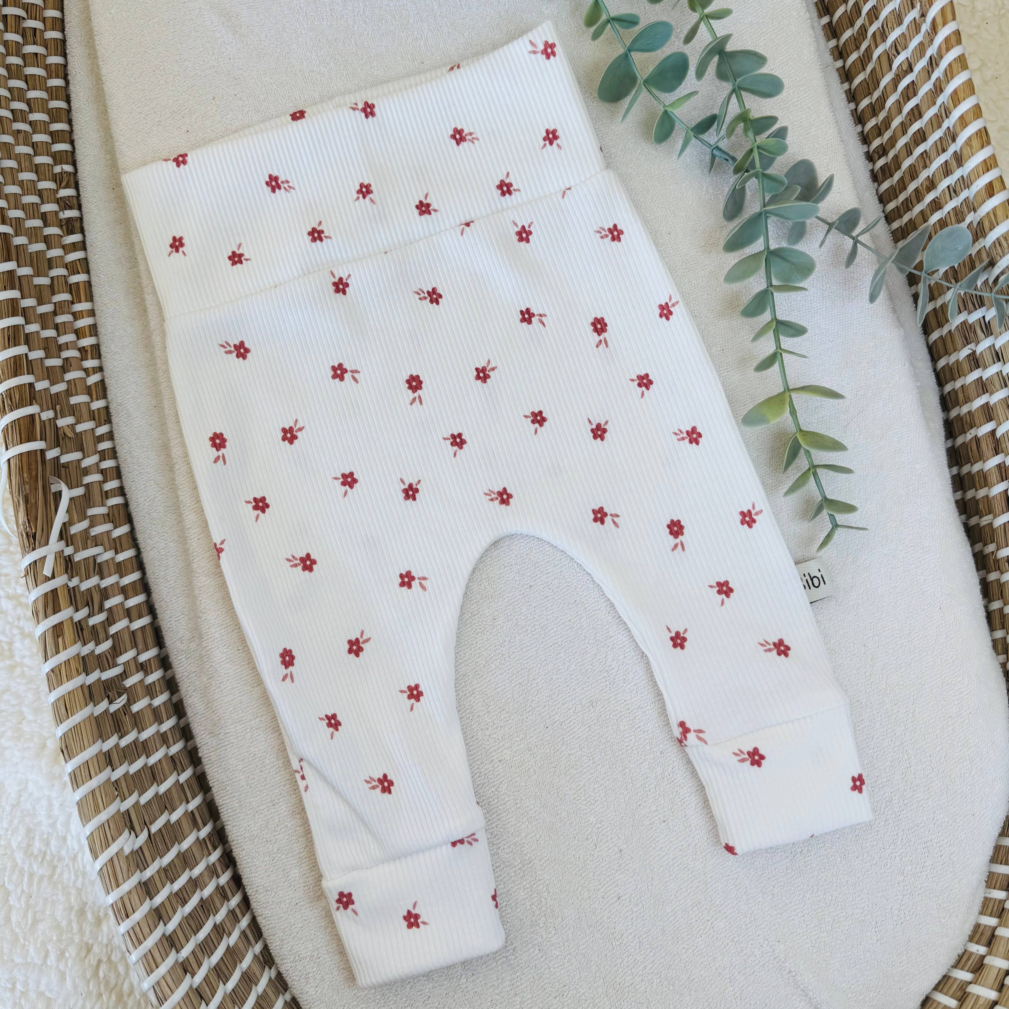 Bibi Kidz - Wholesale Pants - Baby - Broekje-Disty Flower Ecru0