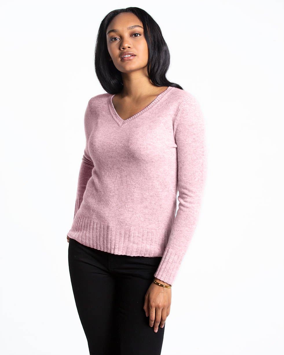 QUINN – Engroshandel Pullover - Dame – KIM CASHMERE V HALS12