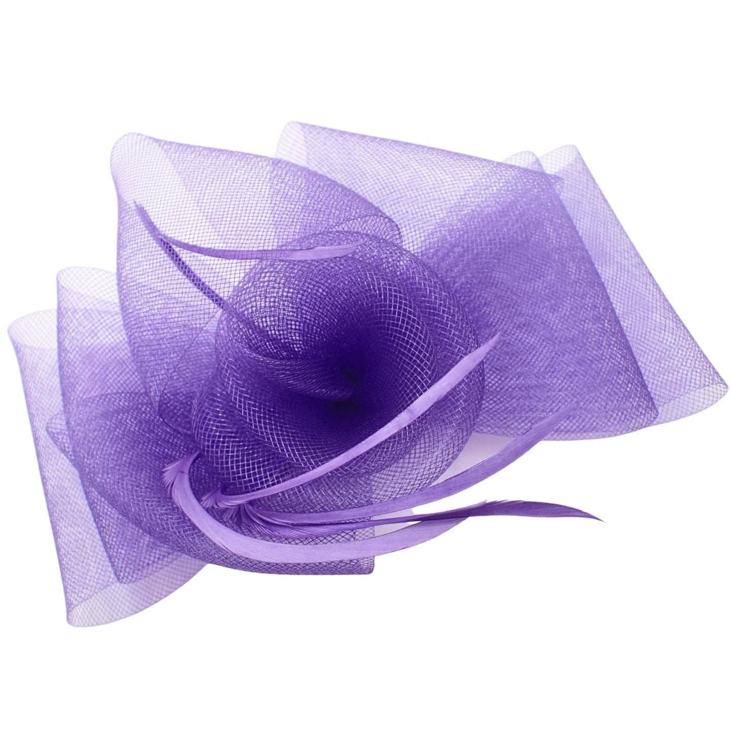 Topkids Accessories - Vendita all'ingrosso Fascinator - Donna - Fascinatore per capelli a spirale, a spirale, a forma di fiore, in piuma, per matrimonio, cappelli da sposa, cappelli Royal Ascot, con fermaglio e spilla, per donne, ragazze2