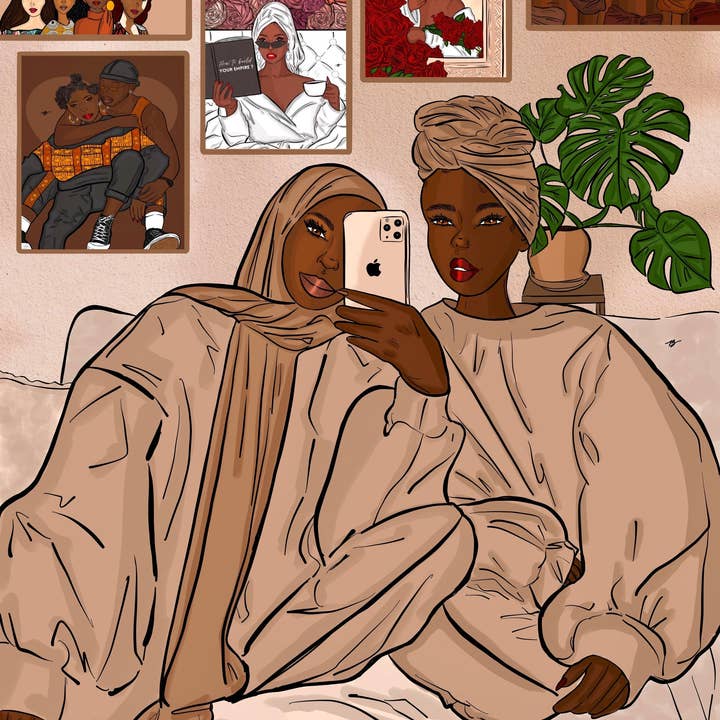 Plakat - Sisterhood 3 for engroshandel hos Afro Garden