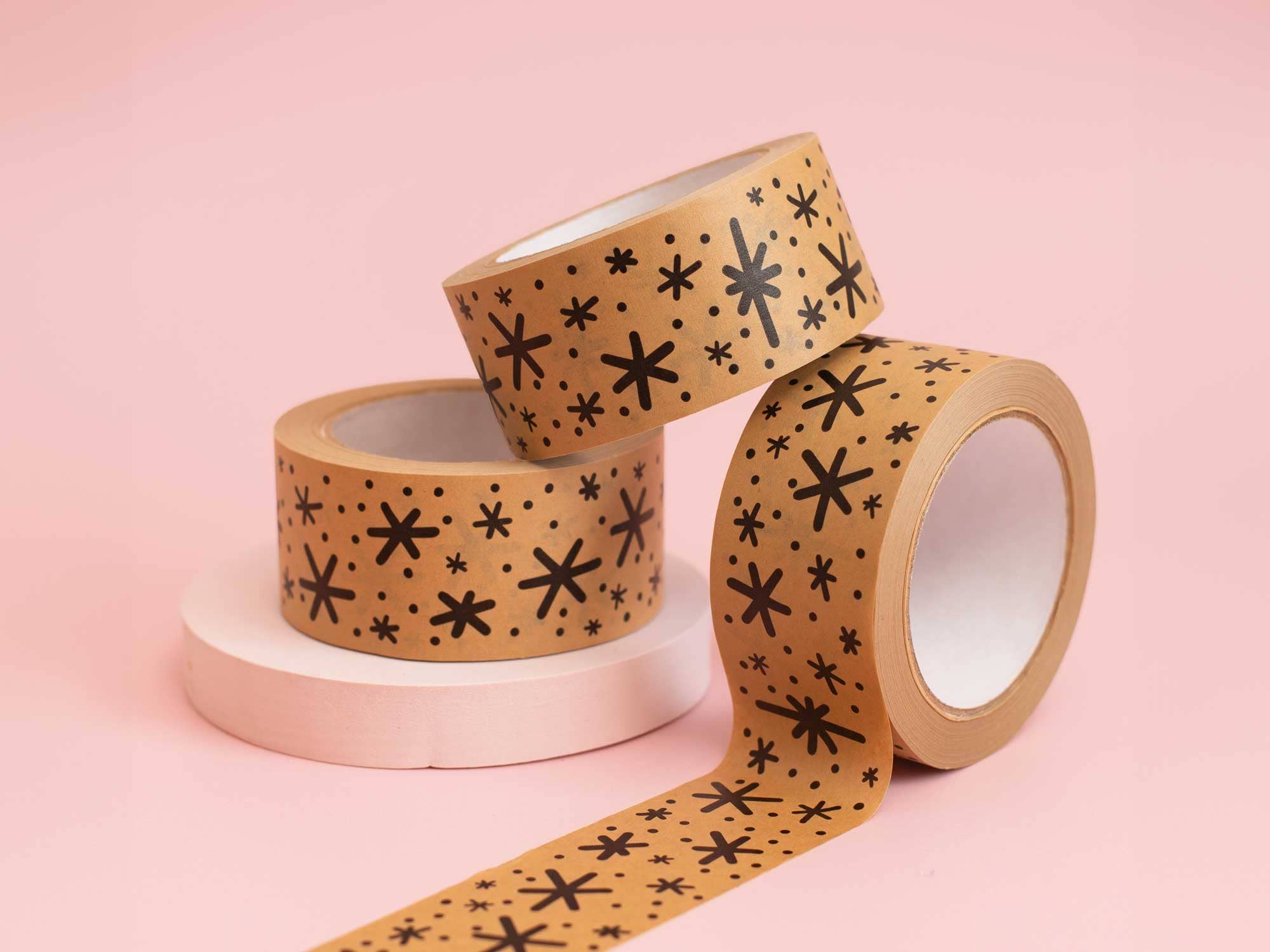 Nikki's Supply Store – Großhandel Klebeband – Sterne Kraftpapier-Paketband1