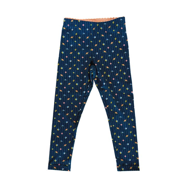 Nylon Leggings in Space for wholesale by Nella June