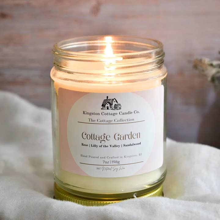 Kingston Cottage Candle Co. - Wholesale Jar/Filled Candle - Cottage Garden Candle0