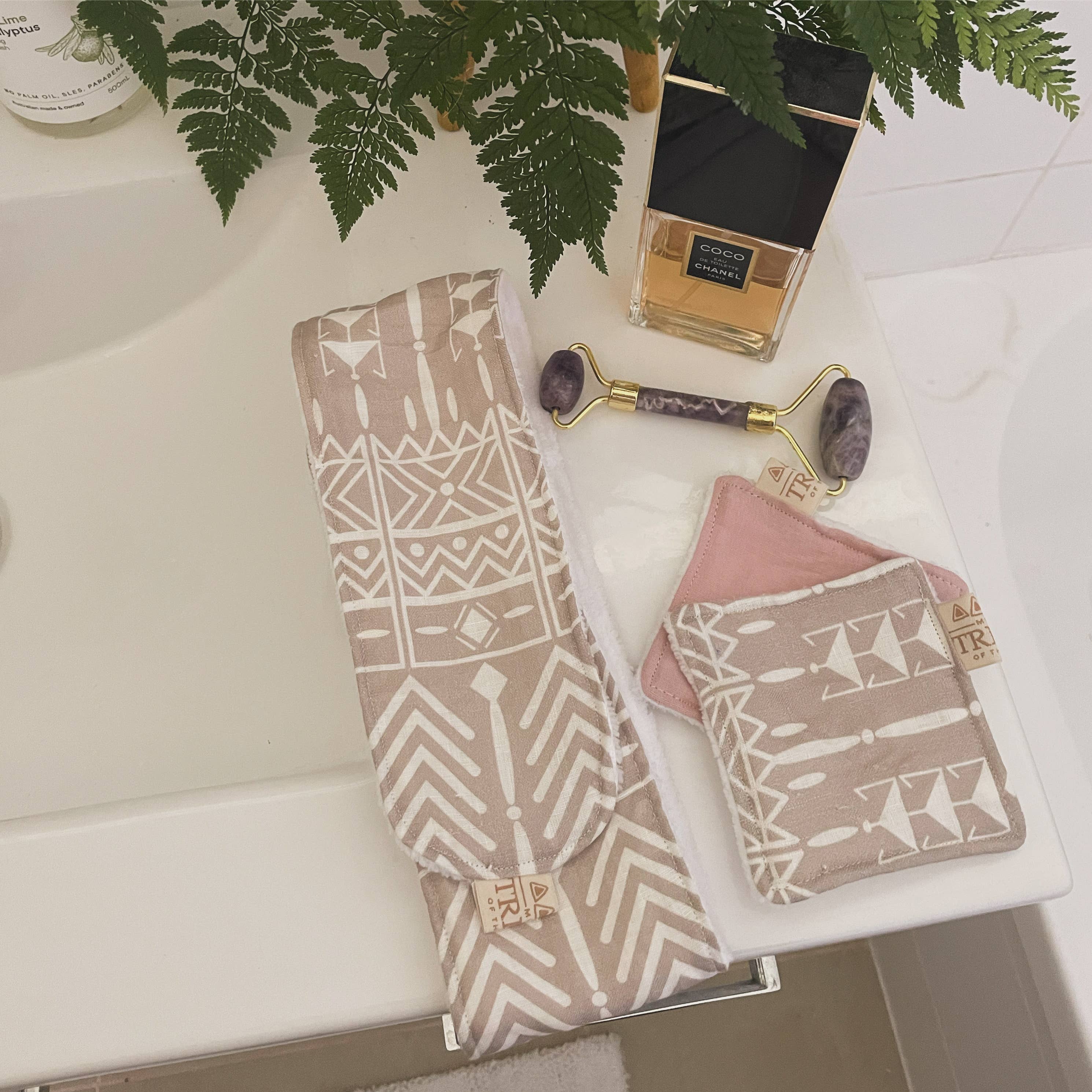 My Tribe of Three - Wholesale Spa/kuuroord-haardband - Make-up remover hoofdbanden met klittenbandsluiting7