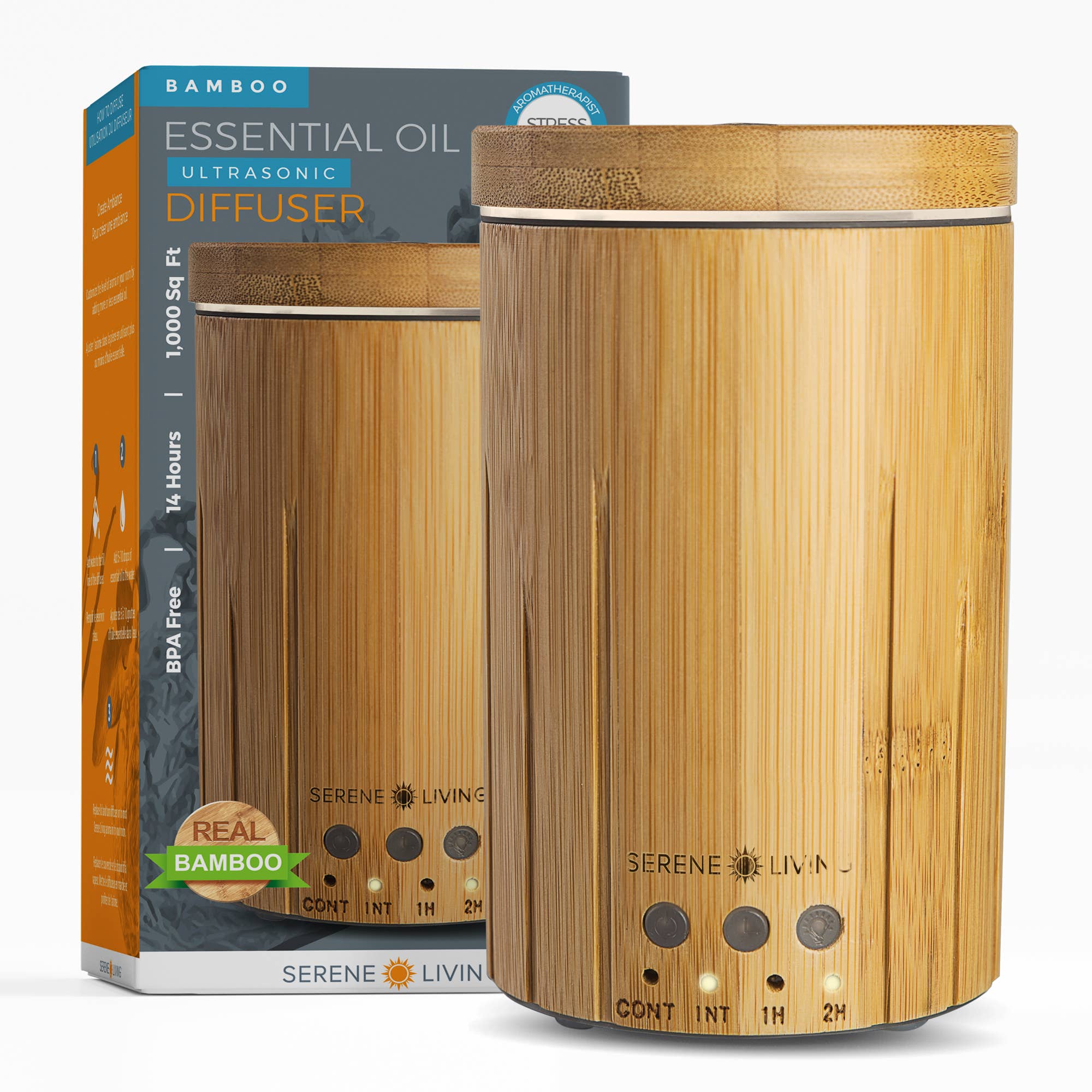 Greenair Inc. - Wholesale Electronic Diffuser - Bamboo Diffuser: Crafted from sustainably bamboo4