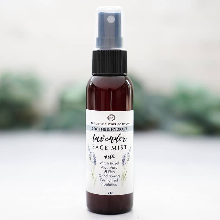 Lavender Face Mist – Soothe & Hydrate Facial Spray for wholesale by The Little Flower Soap Co