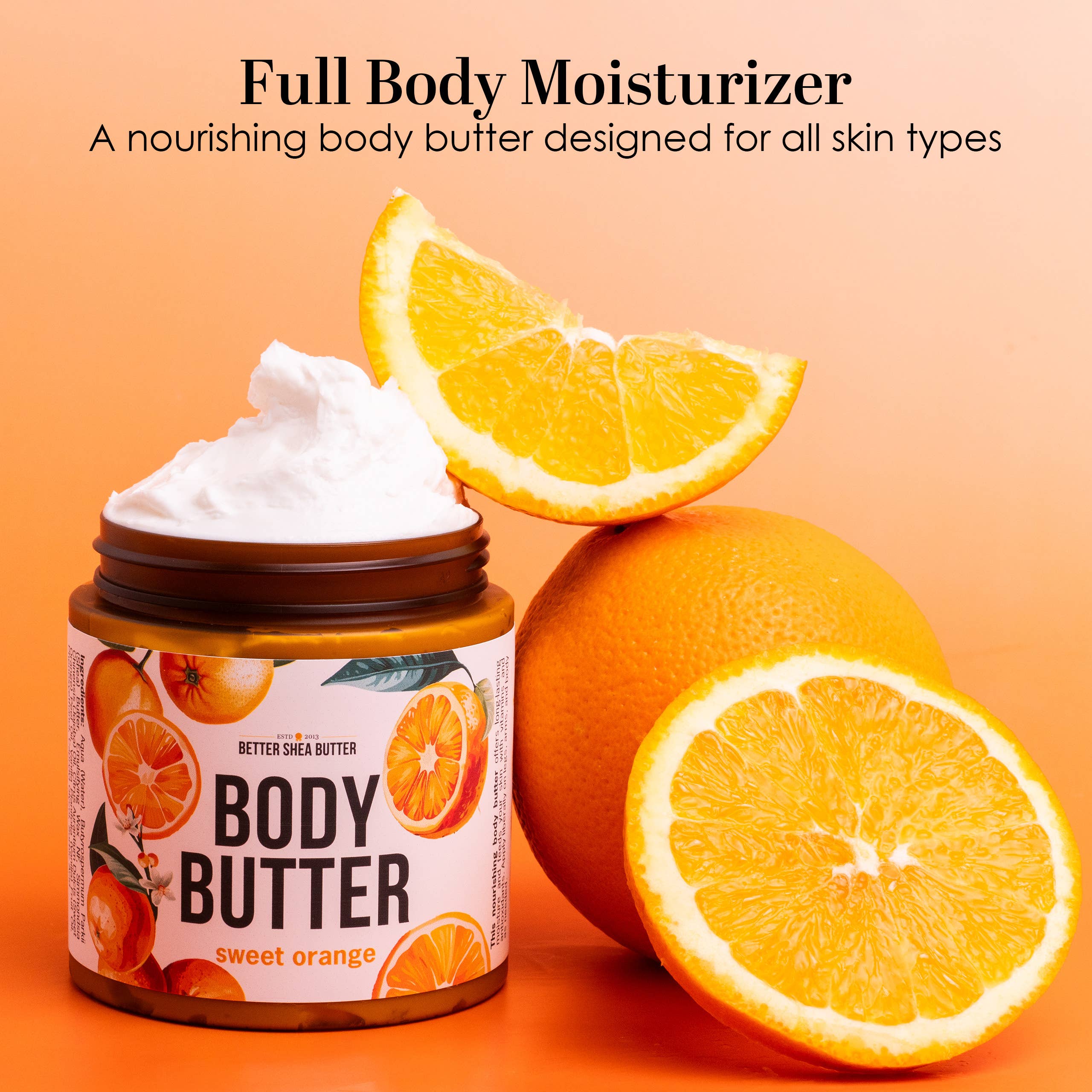 Better Shea Butter - Wholesale Body Balm/Butter - Sweet Orange Body Butter with Shea Butter and Essential Oils5