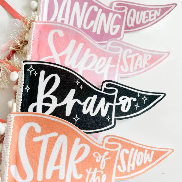 Goldie Letter Company - Wholesale Party Sign/Banner - Dance Recital Pennant Flag