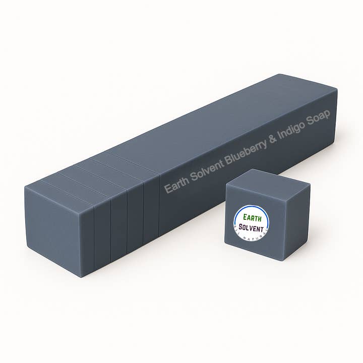 Earth Solvent - Wholesale Bar Soap - Natural Organic Soap Loaf - Pre-cut 1" 10 bars14