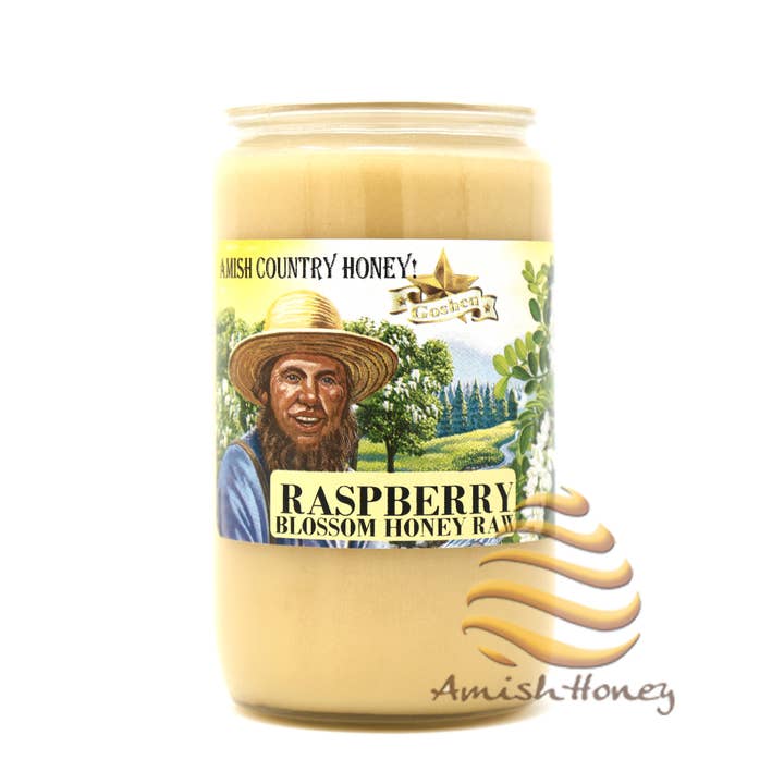 Amish Honey - Wholesale Honey - AMISH COUNTRY RAW RASPBERRY BLOSSOM HONEY