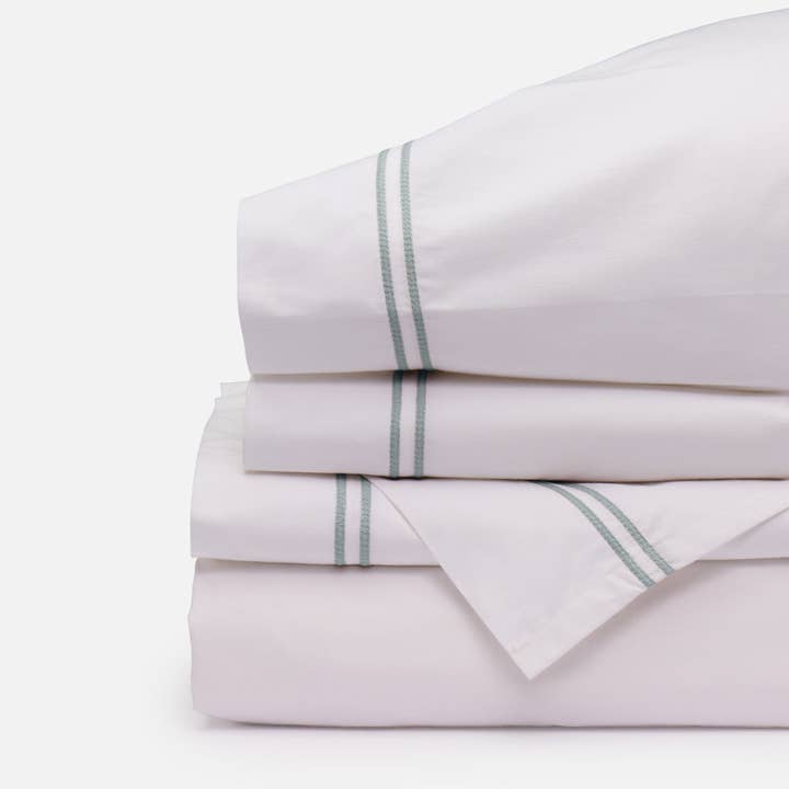 Red Land Cotton - Wholesale Sheet Set - Ella Embroidered Sheet Set