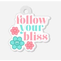 Follow Your Bliss KeyChain for wholesale by Good Apparel