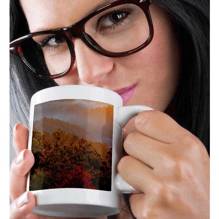 3dRose - Wholesale Coffee Mug - 3dRose, USA, Tennessee. Great Smoky Mountain NP, trees and fog at sunrise., Mug9