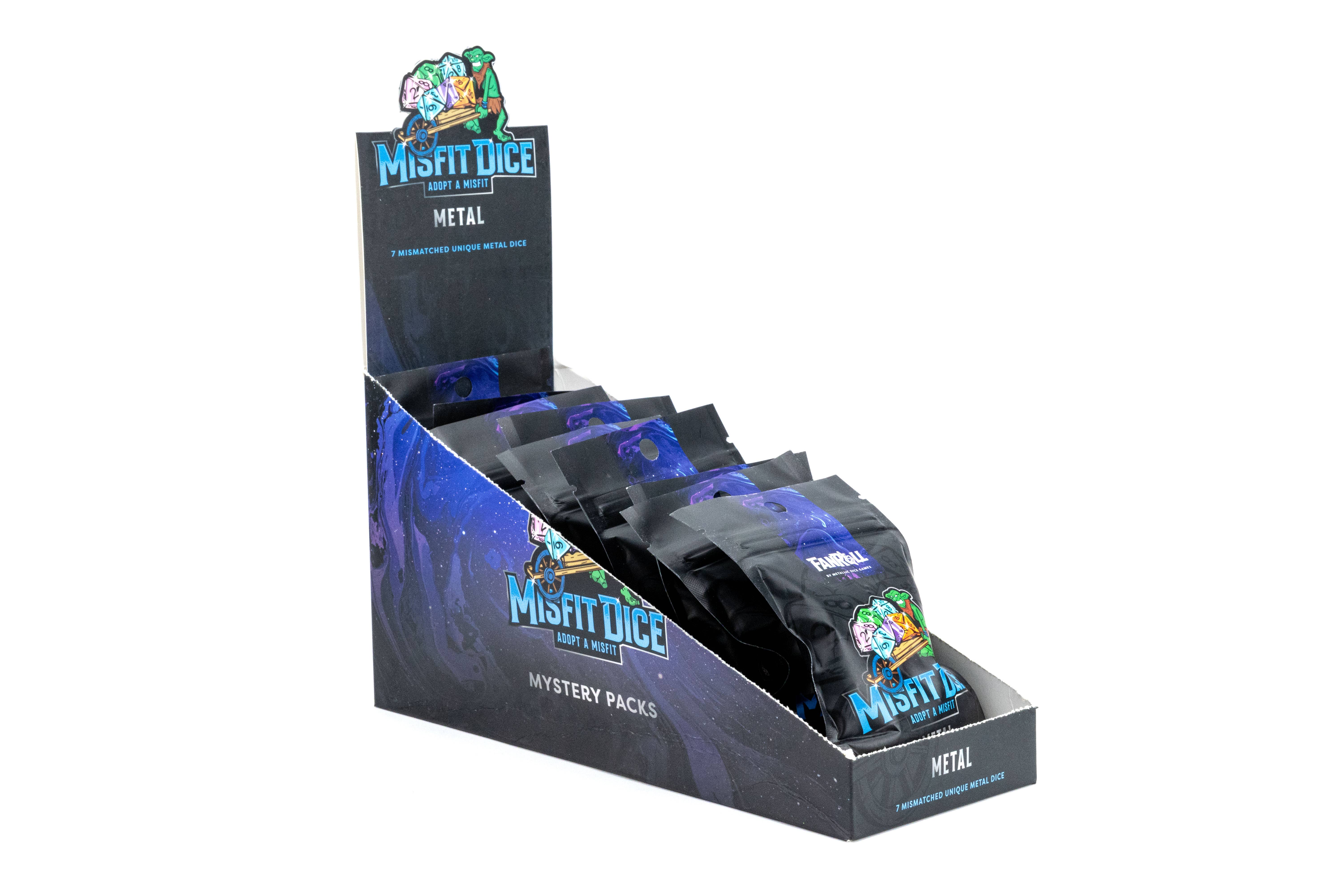 FanRoll by Metallic Dice Games - Wholesale Dice - NEW: Misfit Metal Dice Set: Adopt A Misfit  (Blind Pack)5
