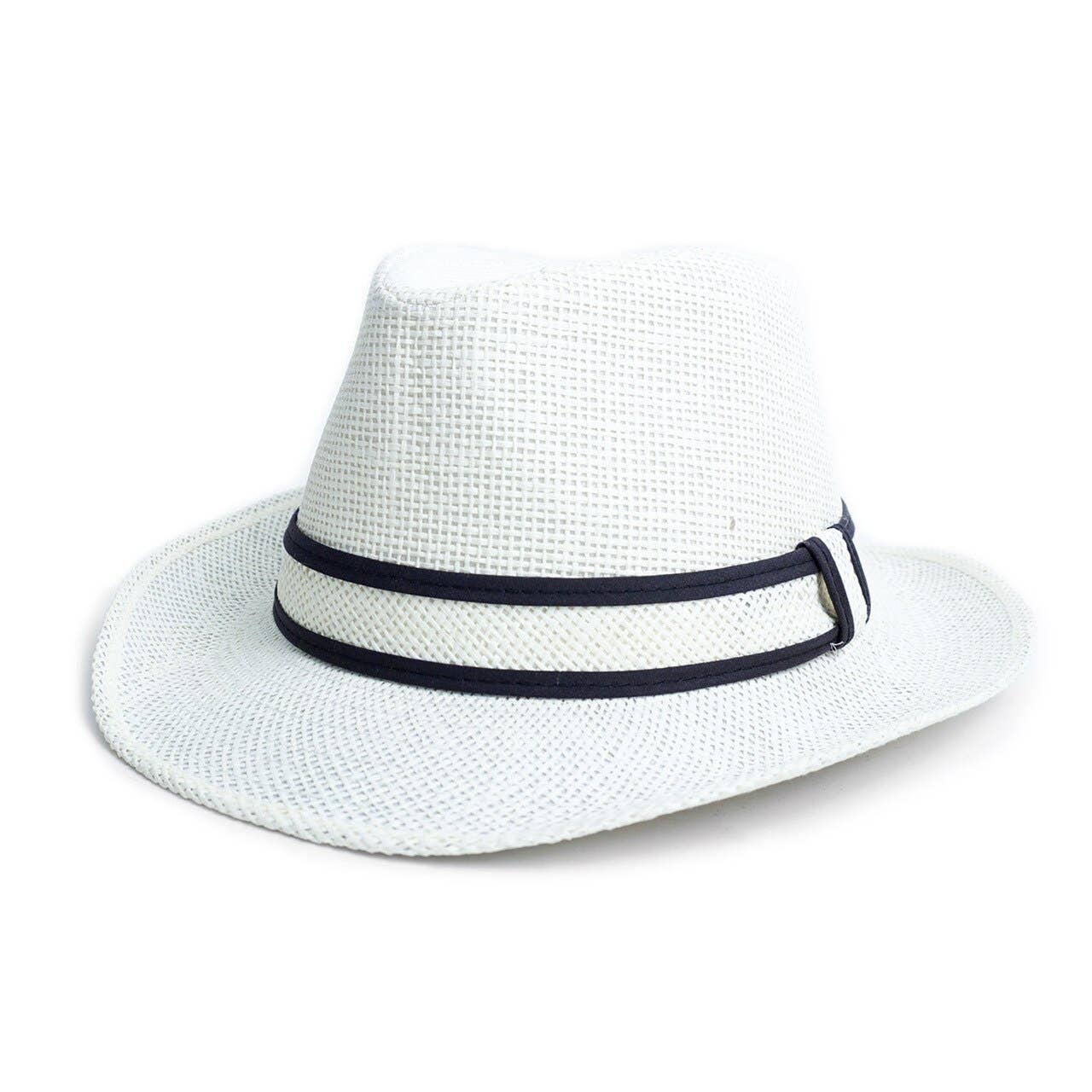 Selini New York - Wholesale Straw Hat - Unisex - Spring/Summer Fashion Panama Fedora Hat2