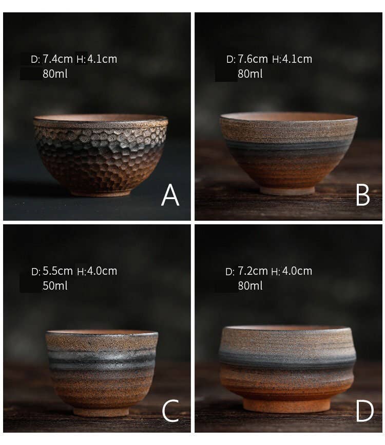 Gohobi （We cover U.S. import duties） - Wholesale Coffee/Tea Cup - Gohobi Handmade  ceramic tea cup Chinese Gongfu tea Kung fu0