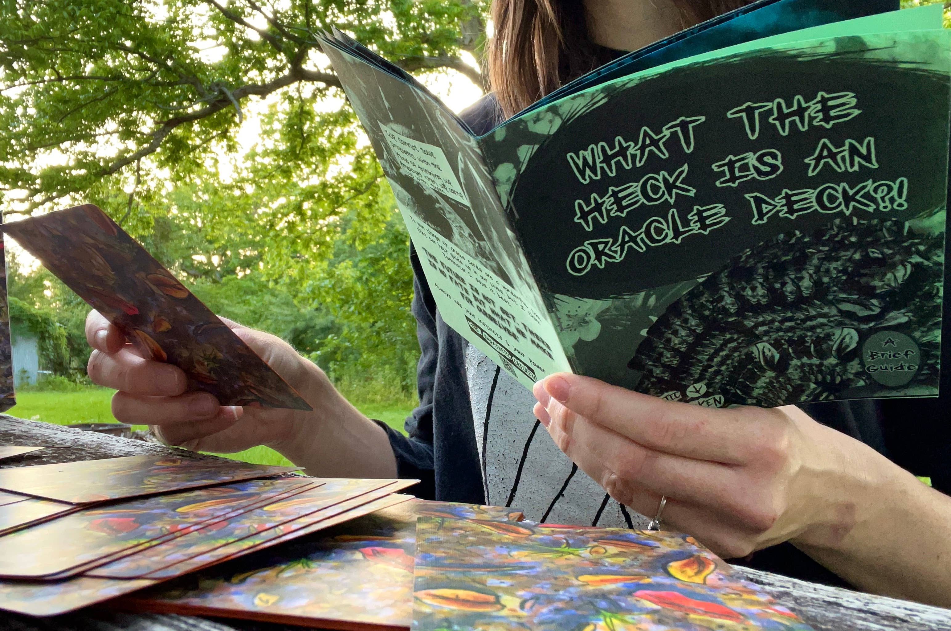 The Empathetic Chicken - Wholesale Reference - What The Heck is an Oracle Deck? Zine 4