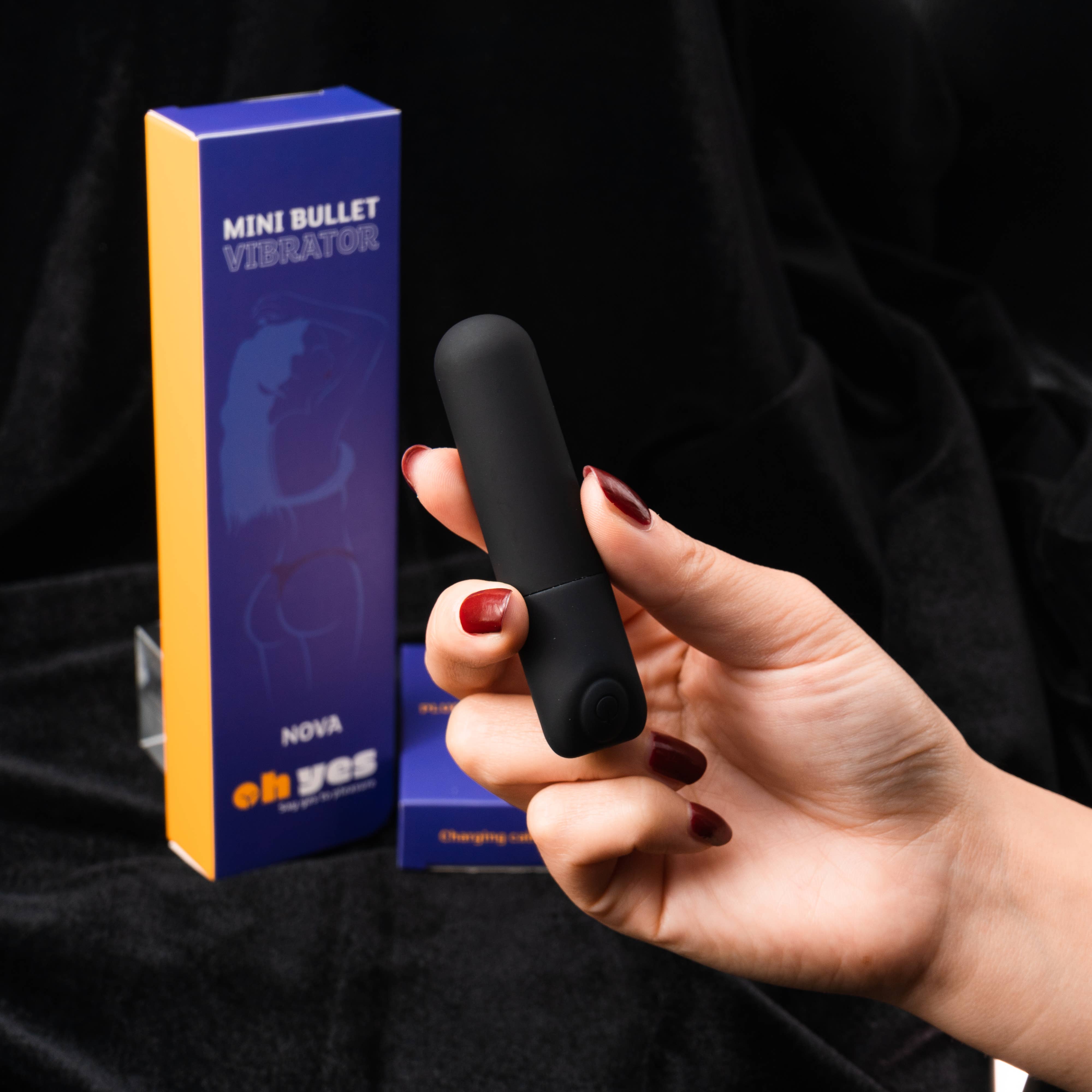 ohyes – Großhandel Sexspielzeug – ohyes Mini Bullet Vibrator – kompakter, intensiver Vibrator mit 10 Modi6