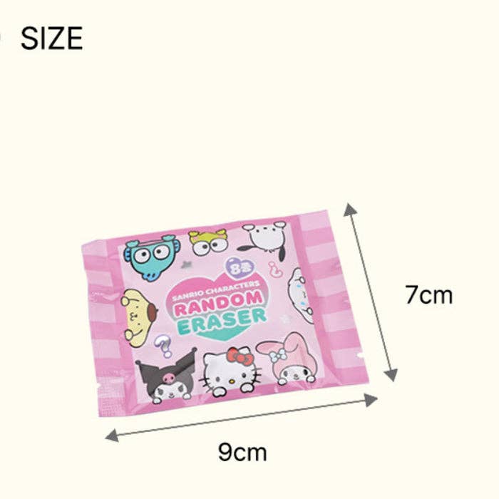 K-Wonderland - Wholesale Eraser - Sanrio Characters Random Face Eraser – 8 Styles12