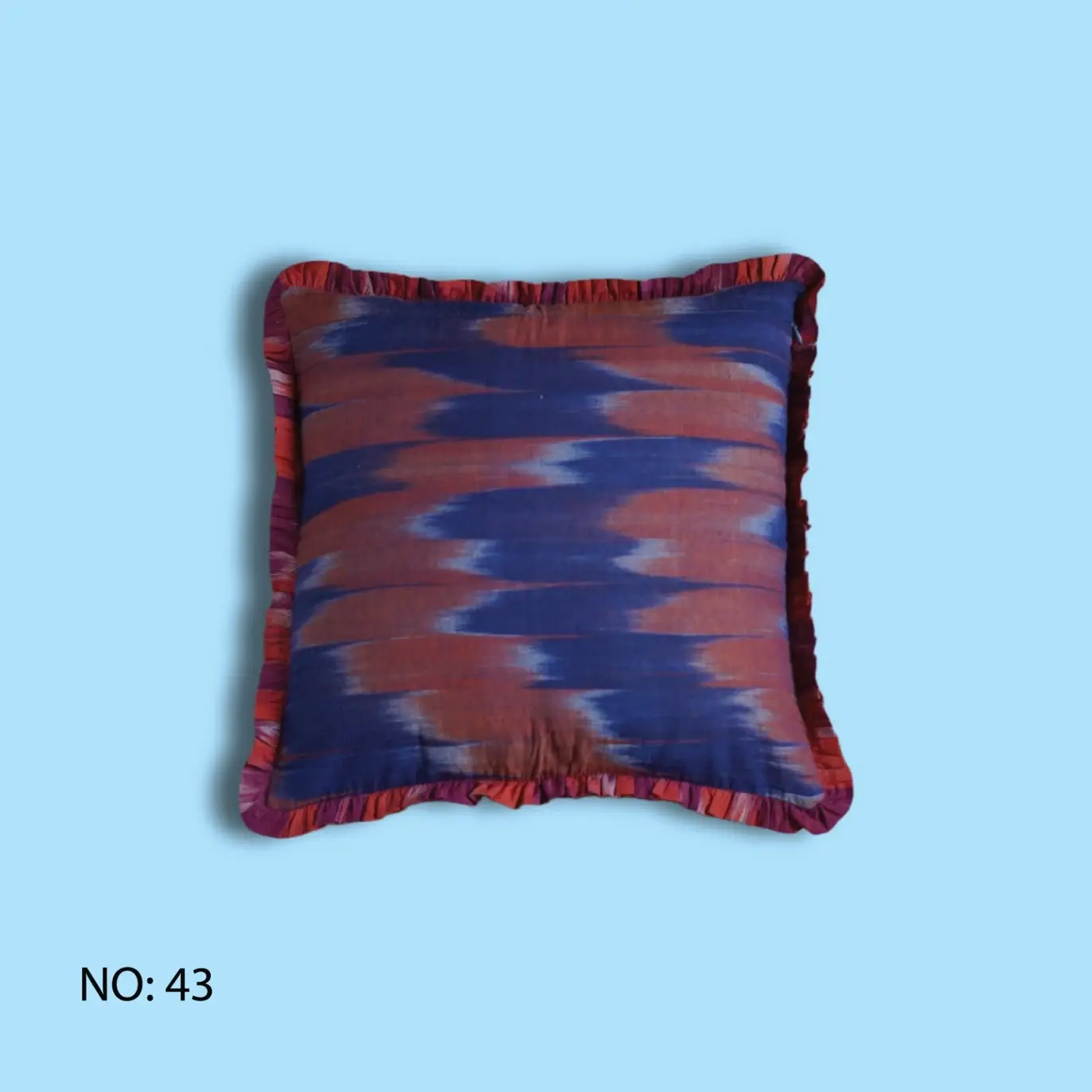 Annahmol - Wholesale Throw Pillow Cover - One of a Kind Vintage Kantha & Ikat Pillow 238